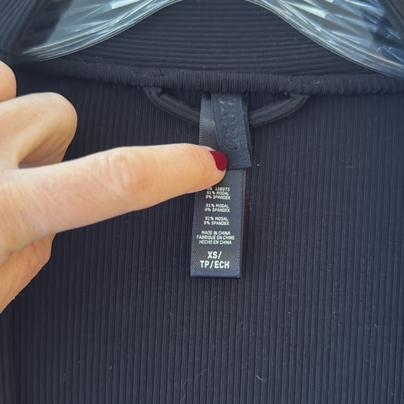 SKIMS Soft Lounge Long Robe Black Size XS - Picture 2 of 4